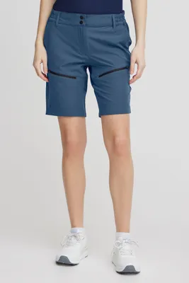 Produktbild von NORTH BEND NBAva Damen Trekkingshorts Leichte Kurze Wanderhose Outdoorhose atmungsaktiv und komfortabel mit Taschen Stretch Regular Fit