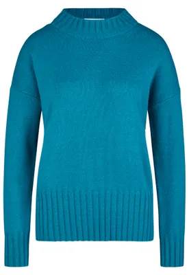 Produktbild von Barbara Lebek – Damen – Strickpullover Strick green ocean – Art. 15150042