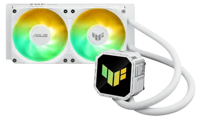 Produktbild von ASUS TUF Gaming LC III 240 ARGB White Edition, All-in-One-Flüssigkeitskühler, 12 cm, Weiß
