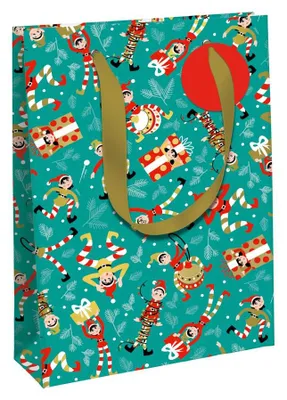 Produktbild von Clairefontaine Weihnachts-Geschenktüte "Lutins" mittel