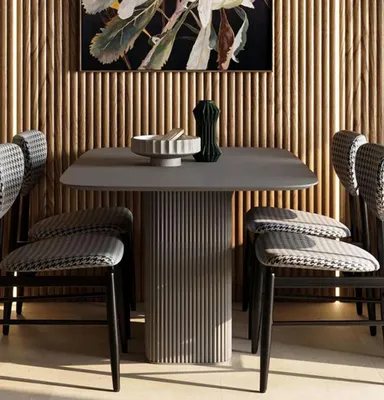 Produktbild von Esszimmertisch Familientisch Designer Esstisch Esstisch Tisch 90x90