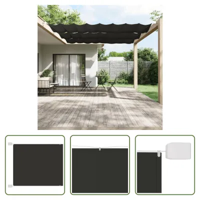Immagine prodotto di The Living Store Tenda verticale antracite 140x420 cm Tessuto Oxford
