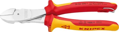 Image de KNIPEX Pince coupante latérale de force avec oeillet de fixation