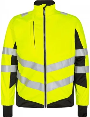 Produktbild von F. Engel Safety Softshelljacke, Gelb/Schwarz, Gr. XS