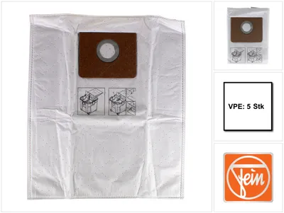 Produktbild von FEIN Vliesfiltersack für Sauger Dustex 25 L, reißfester Vliesstoff, robust