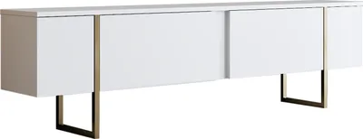 Produktbild von Skye Decor, Luxe - White, Gold, TV-Schränke, Weiß, 180 x 50 x 30 cm