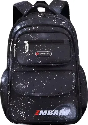 Productafbeelding van CarryQuest® - Rugzak voor school - waterdicht - lichtgewicht - 46x30x17 cm - Zwart
