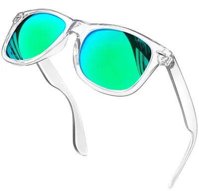 Produktbild von Retro Sonnenbrille UV400 mit Polaroid-Gläsern