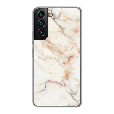 Produktbild von MuchoWow® Handyhülle Schutzhülle Hülle für Samsung Galaxy S22 Marmor - Braun - Luxus Silikon Softcase Handy Hülle - Mobiltelefonhülle