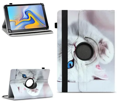 Produktbild von Tablet Hülle für Samsung Galaxy Tab A 10.5 2018 Tasche Schutzhülle 360° DrehbarFarben:Motiv 9