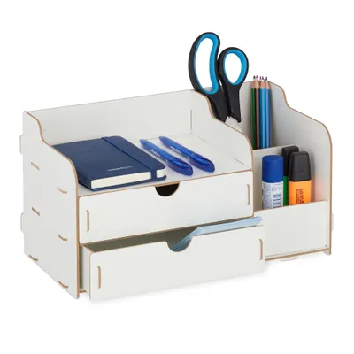 Produktbild von relaxdays Schreibtisch Organizer mit Schubladen