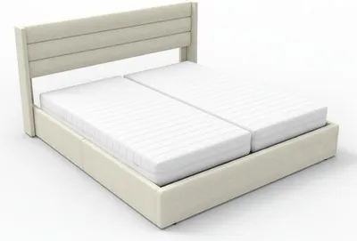 Immagine prodotto di Letto HOME DELUXE LED – 180 x 200 cm, beige | Letto imbottito con illuminazione