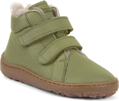 Produktbild von Froddo Barefoot Winter Furry Olive Größe EU 28