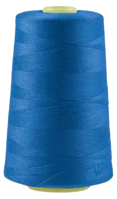 Produktbild von 4572m Qualitäts Overlock-Garn Overlock-Nähgarn Farbe 781 - 820, Farbe:A797 mittelblau