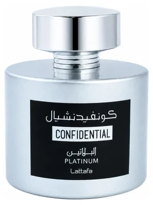 Imagen del producto de Lattafa Confidential Platinum Eau de Parfum unisex 100 ml