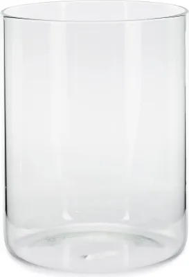 Produktbild von Glasleuchter Vase Kerzenröhre Deko Kommunion Hochzeit 13x17cm