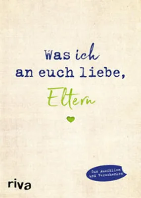 Obrázek produktu pro Was ich an euch liebe, Eltern