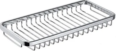 Produktbild von BYTRO Seifenkorb Messing Chrom poliert 145x305x40 mm für Bad & WC >> zum Bohren