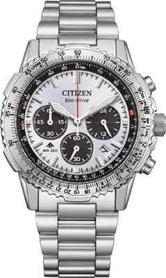 Citizen CA4660-61A Eco-Drive Herrenuhr Chronograph Stahl/Silberfarben 1