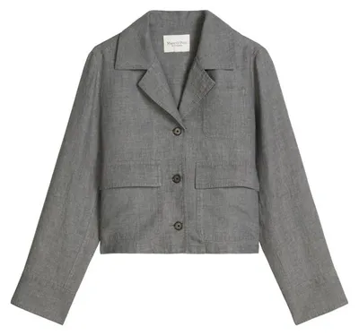 Produktbild von Marc OŽPolo Casual (318) Woven Overshirts Slate Grey Melange Slate Grey Melange 36