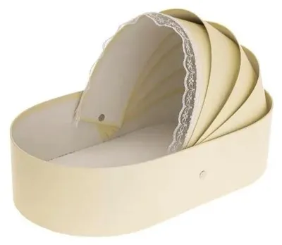 Obrázok produktu pre Kريمový obdĺžnikový box "Flower Box" ROZETTE