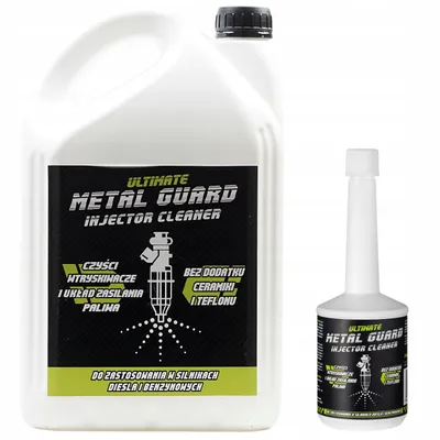 Produktbild von Metal Guard Injector Cleaner Kraftstoffadditiv 5 L + 200 ml, DPF Injektorreiniger für Diesel Benzin Turbo Katalysator Lambdasonde Einspritzsystem