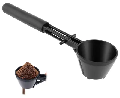 Trichterlöffel, Messlöffel, Schwarz, 18,7 cm, 1 Stück