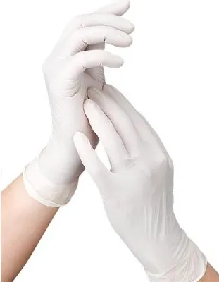 Produktbild von Einweg-Latexhandschuhe - Gepudert - Größe S - 100er Pack