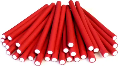 Produktbild von FP Papilotten - Flex-Wickler Set 36 Stck. - 12 mm rot/pink incl. Kosmetiktasche (Deutscher Fachhändler!)