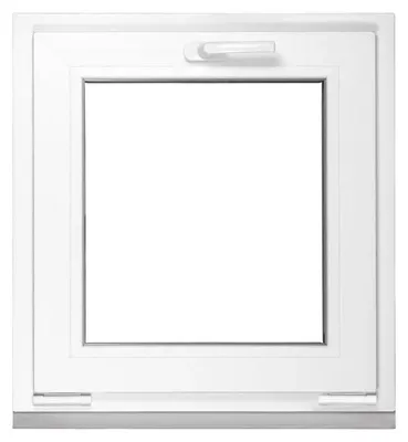 Produktbild von Kunststofffenster - Kippfenster Weiß BxH: 400 x 400 mm für Garagenfenster und Gartenhaus