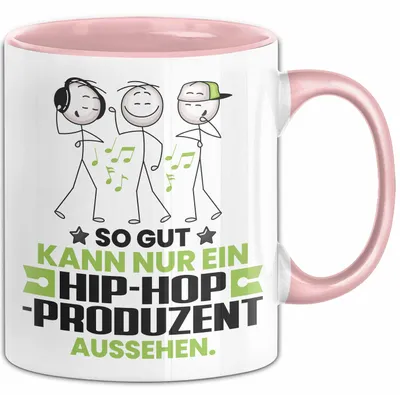 Produktbild von Hip-Hop-Produzent Geschenk Tasse So Gut Kann Nur Ein Hip-Hop-Produzent Aussehen Geschenkidee Kaffee-Becher (Rosa)
