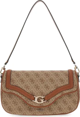 Image de GUESS HWSG7993200 DEA FLAP SHOULDER BAG Woman sac à main latte logo