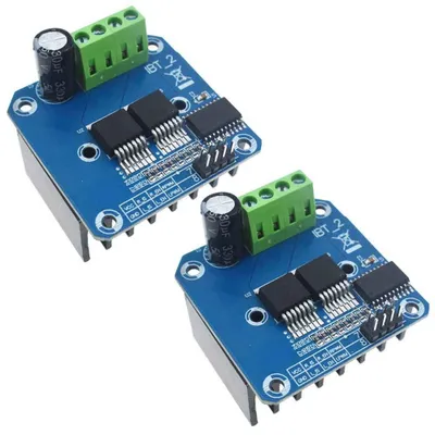 2x BTS7960 43A Motor-Treibermodul mit Strombegrenzung