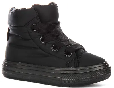 Produktbild von Converse Chuck Taylor All Star Ele Puffed Up A12941C In Black – 4.5 UK - 37 EU - 4.5M/6.5F US / Black