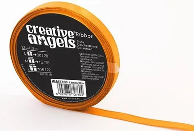 Obrázek produktu pro Saténová stuha, zlatá, 12 mm x 32 m, IBM2760