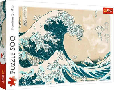 Zdjęcie produktu dla TREFL PUZZLE 500 Wielka kocia fala 37537