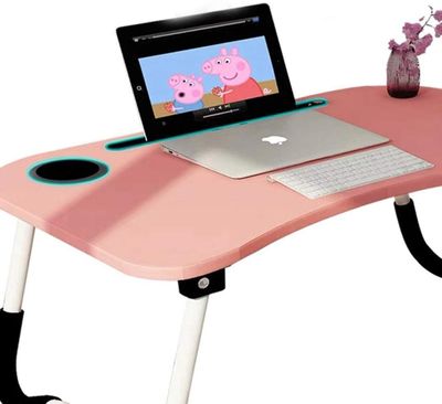 Laptop Tisch Betttisch Bett Tablett Laptop Schreibtisch Klappbarer Tragbarer Betttablett Lapdesk Notebooktisch Laptoptisch für Bett Frühstückstablett für Bett Sofa