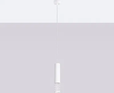 Immagine prodotto di Lampada a sospensione LAMI 1 bianco 1xGU10 10W acciaio 125x8x8cm Sollux Lighting