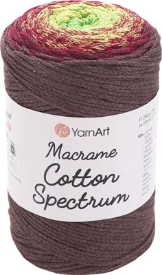 Obrázek produktu pro Yarn Art Macrame Bavlna Spectrum 225 m 1305 Šňůra