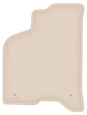 Produktbild von DURBAN Beige Velours-Fahrerfußmatte für Volkswagen Lupo Schrägheck (1997-2005)