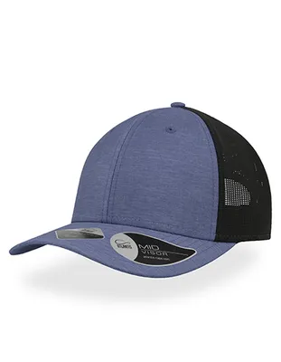 Produktbild von Atlantis WHIP | Whippy Cap, 6-Panel-Mesh-Cap - Farbe: Royal Melange - Größe: One Size