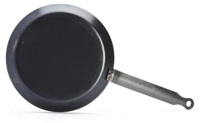 Zdjęcie produktu dla de Buyer 5303.18, Okrągły, Patelnia naleśnikowa, Czarny, Żelazo, Ceramika, Gaz, Halogen, Indukcja, Płyta jednolita, Francja