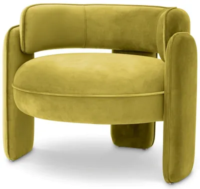 Produktbild von Casa Padrino Luxus Samt Sessel Vintage Grün 80 x 71 x H. 68,5 cm - Wohnzimmer Sessel - Hotel Sessel - Wohnzimmer Möbel - Luxus Möbel - Wohnzimmer Einrichtung - Luxus Einrichtung - Möbel Luxus