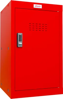 Produktbild von Phoenix CL0644RRE Würfel-Schließfach Cube Locker 87L Rot - Elektronisches Schloss - Für Hause, Büro, Fitness, Schüle