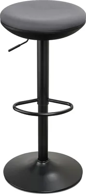 Immagine prodotto di Sgabello ergonomico, regolabile in altezza, girevole a 360°, senza schienale, colore grigio