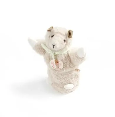 Produktbild von Yeti Handpuppe aus besonders faserdichtem Alpaka, 20 x 14 cm, bewegliche Arme