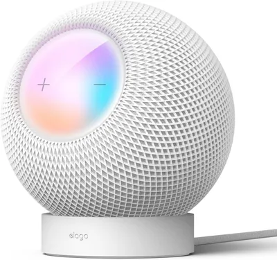 Produktbild von Elago Silikonständer für HomePod Mini Weiß