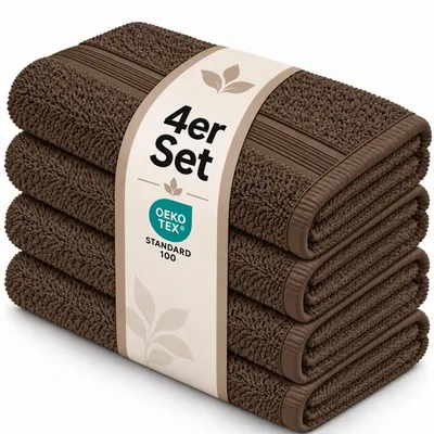 Zdjęcie produktu dla Zestaw 4 ręczników 50 x 100 cm