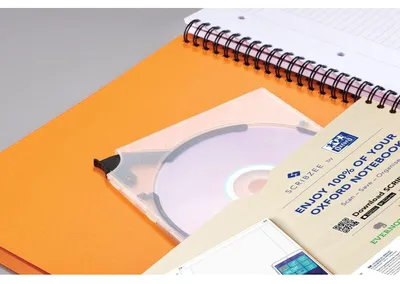 Produktbild von Oxford Activebook, Orange, A4, 80 Blätter, Liniertes Papier