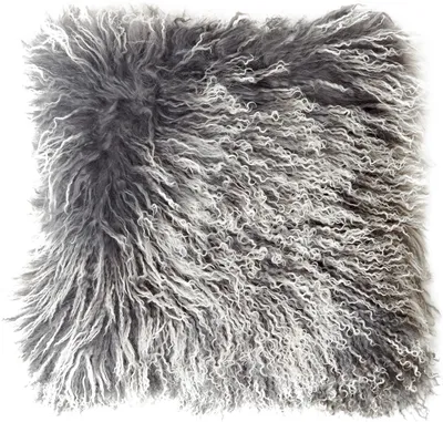 Produktbild von Tibetlamm Kissen Kissenbezug (ohne Inlet) JAY33 Dunkelgrau (Tops) 30x30cm